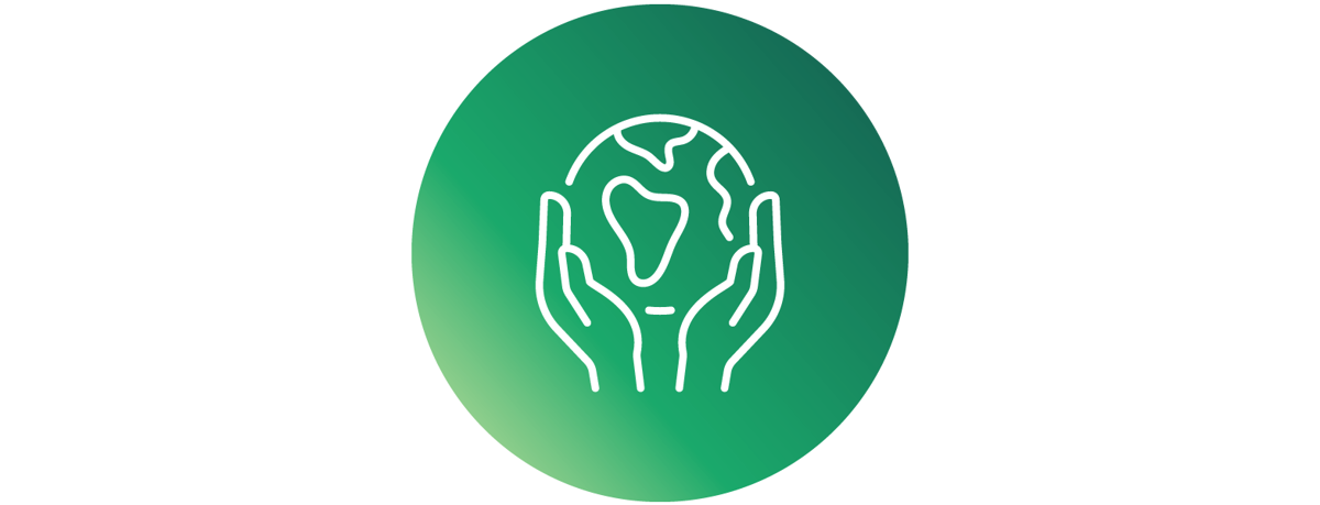 Hand And Globe Icon Evidential Investment Funds