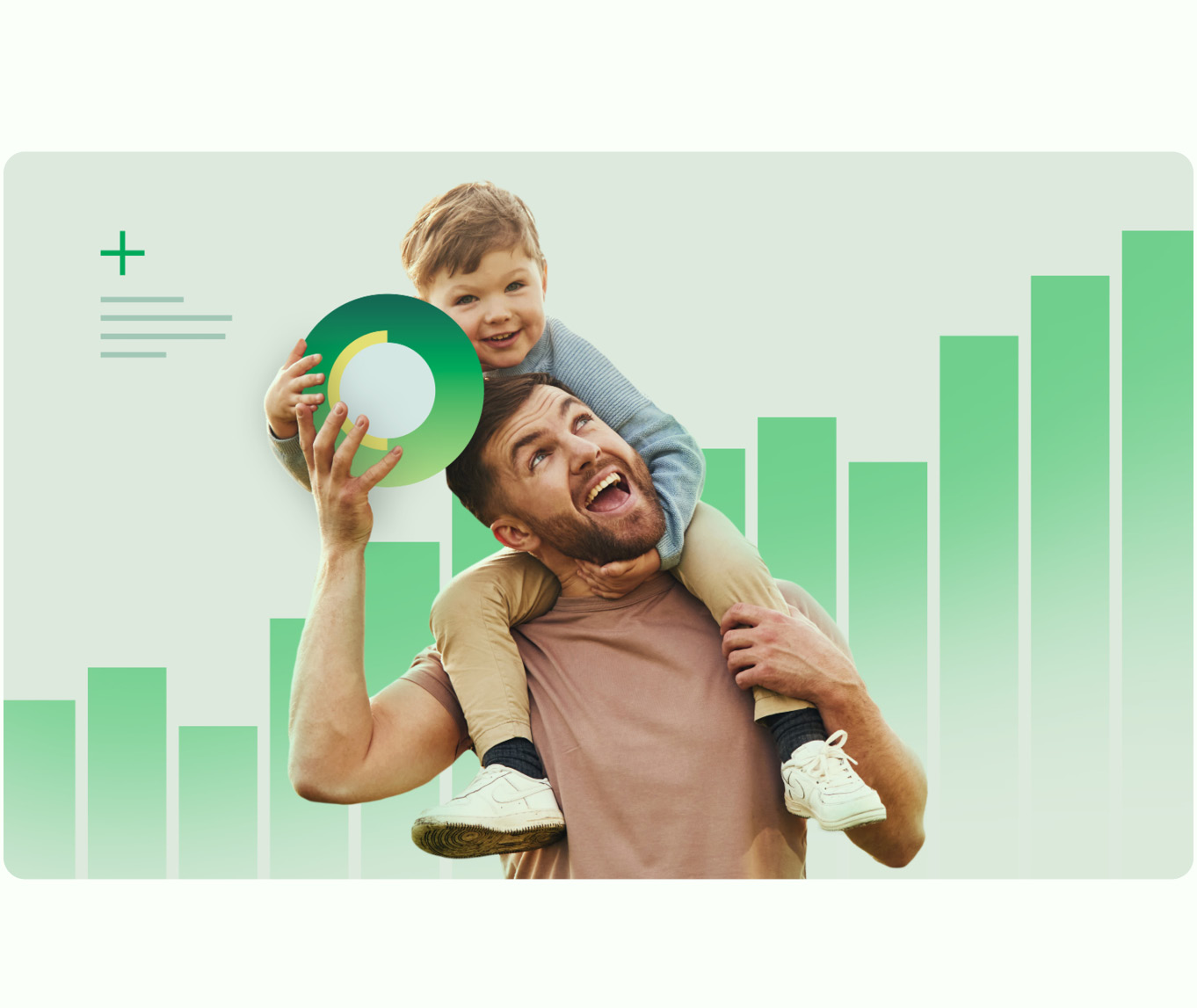 Dad And Son Holding Circle (3)